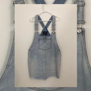 Light Denim Overall Dress Forever 21 Plus